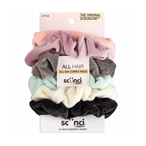 Plush Scrunchies 6pk image number 2.0