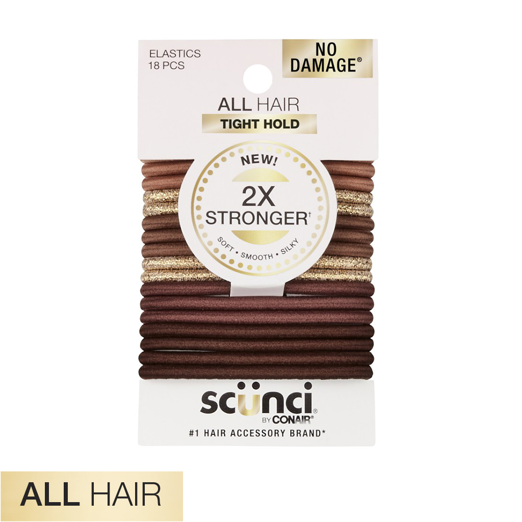 All Hair Neutral 2X Stronger Hair Ties 18pk - No Damage® image number 2.0