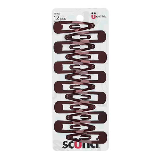 Classic Brown Snap Clips 12pk image number 4.0