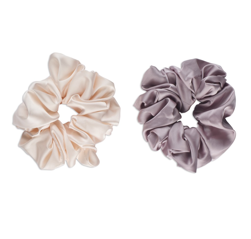 Jumbo Satin Scrunchies 2pk image number 0.0