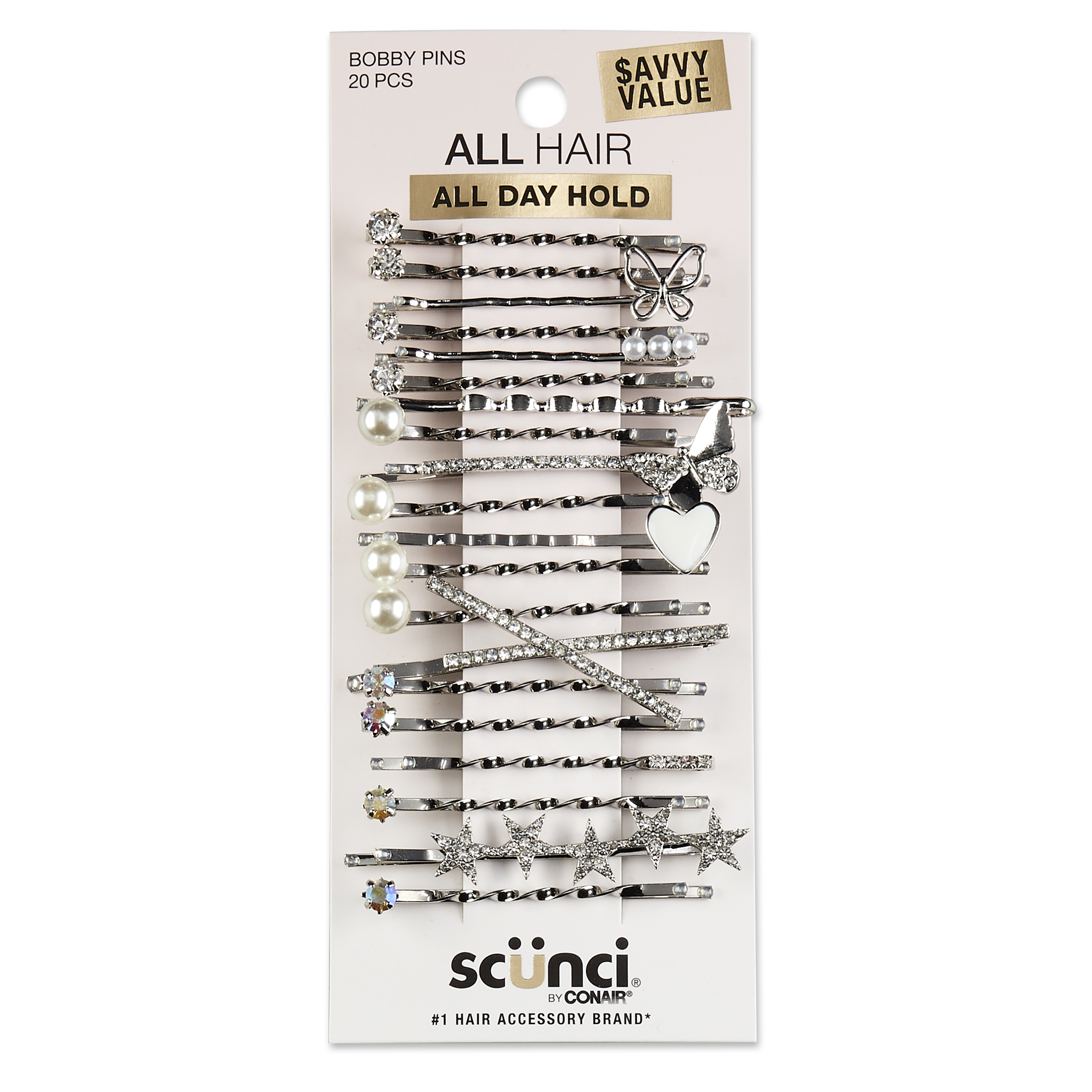 Savvy Value Silver Bobby Pins 20pk image number 2.0