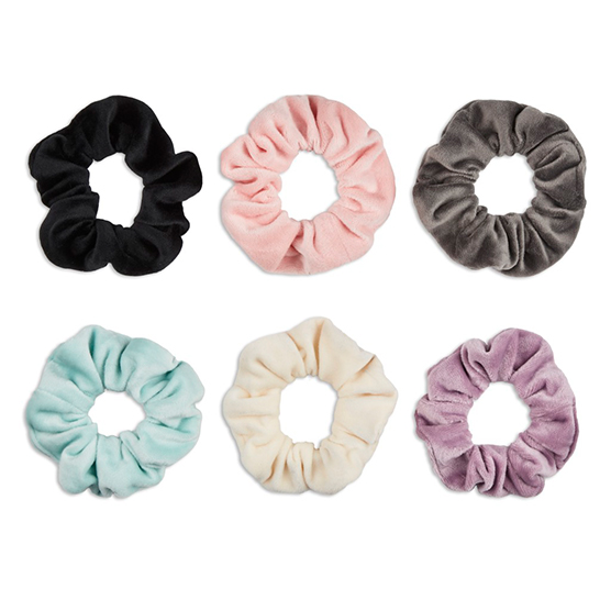 Plush Scrunchies 6pk image number 1.0