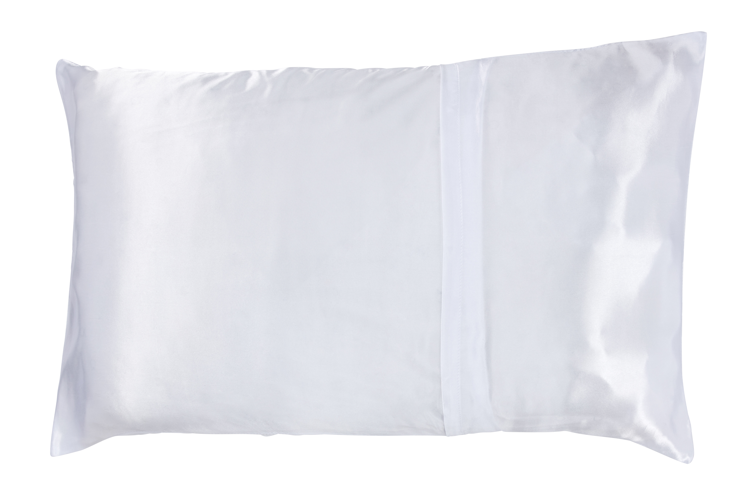 White satin pillow cheap