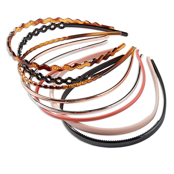 Assorted Skinny Headbands 8pk image number 3.0