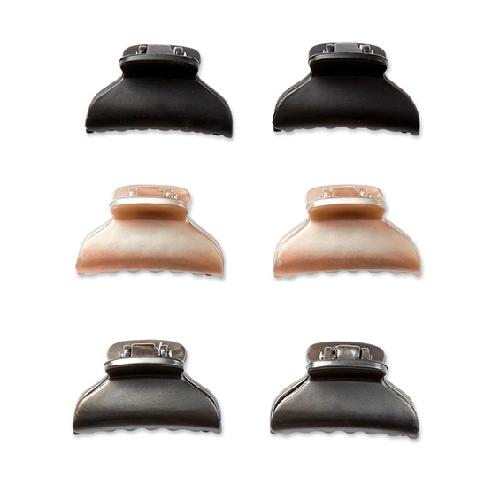 Assorted Mini Claw Clips 6pk image number 3.0