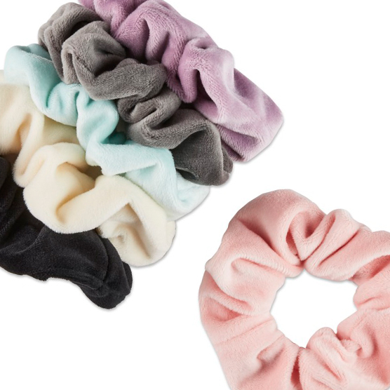 Plush Scrunchies 6pk