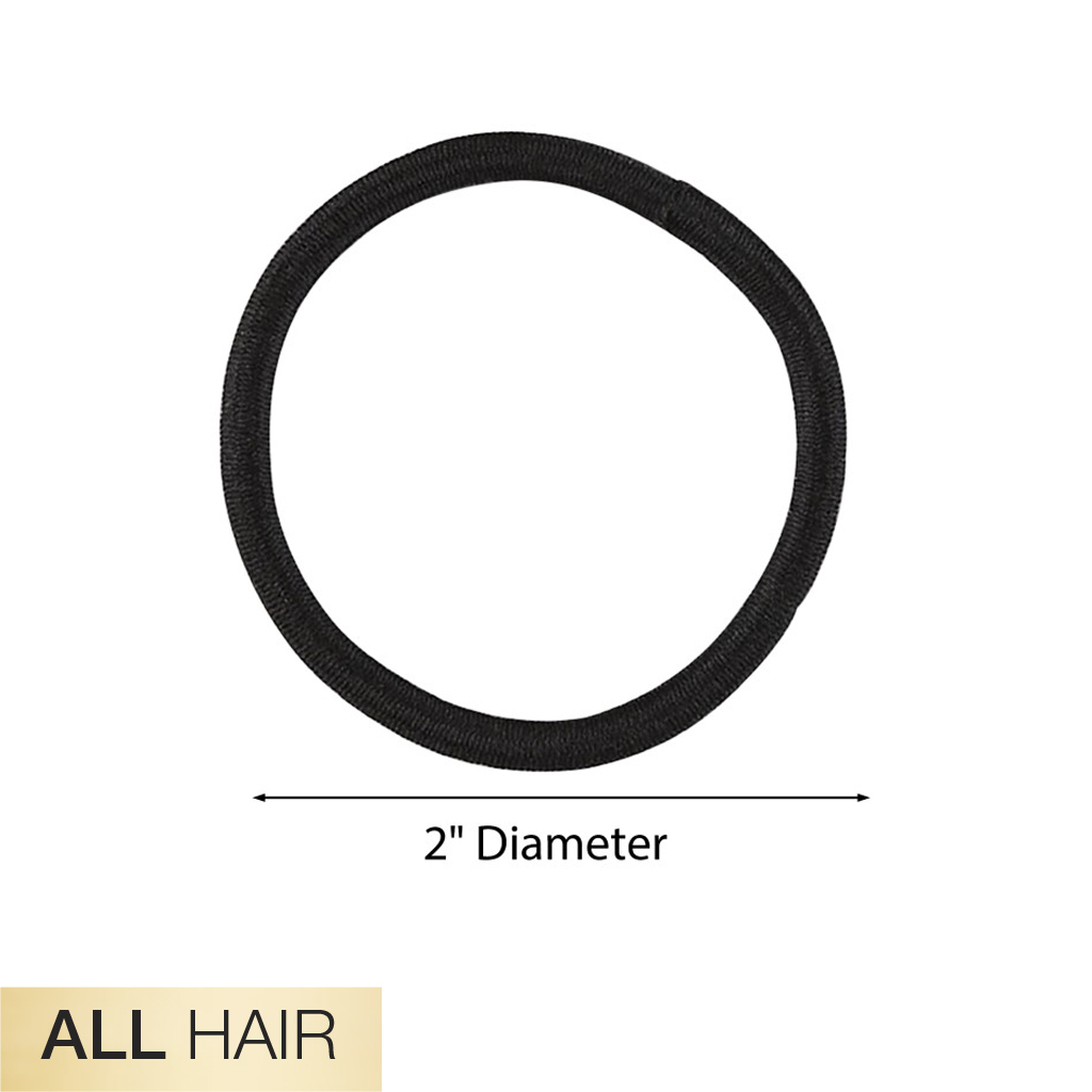 All Hair Black Multi 2X Stronger Hair Ties 32pk - No Damage® image number 2.0