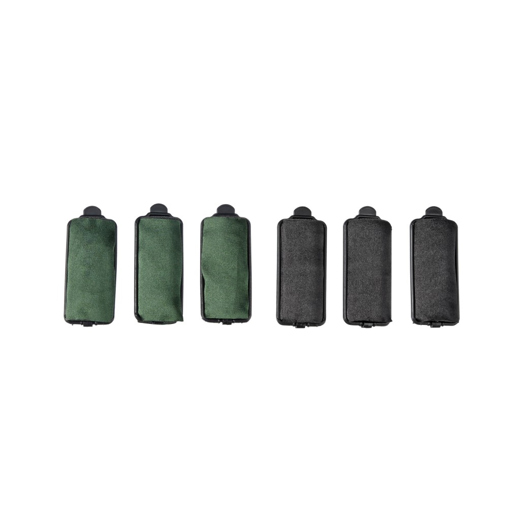 Wicked Black Satin Foam Rollers 6pk image number 3.0