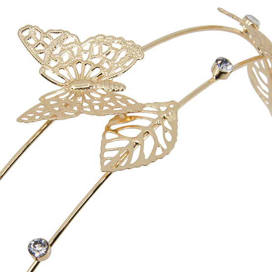 Metal Butterfly Headband 1pk image number 1.0