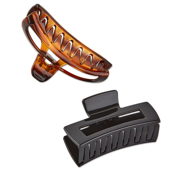 Open Cut Claw Clips 2pk image number 0.0