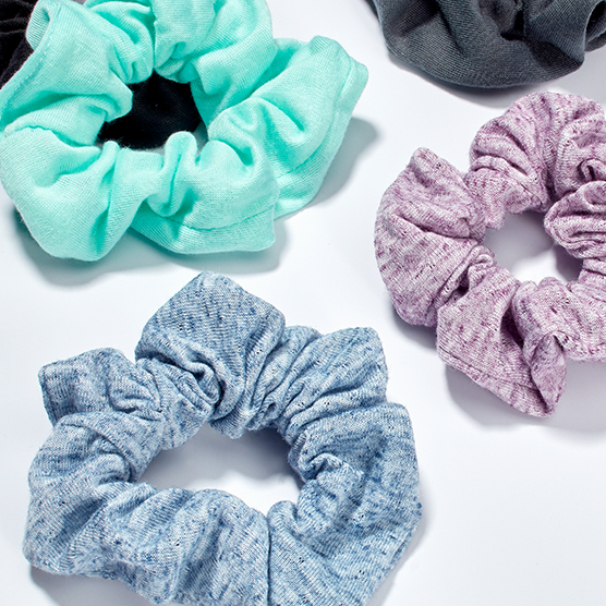 The Original Scrunchie® Heather & Solid Colors 6pk image number 1.0
