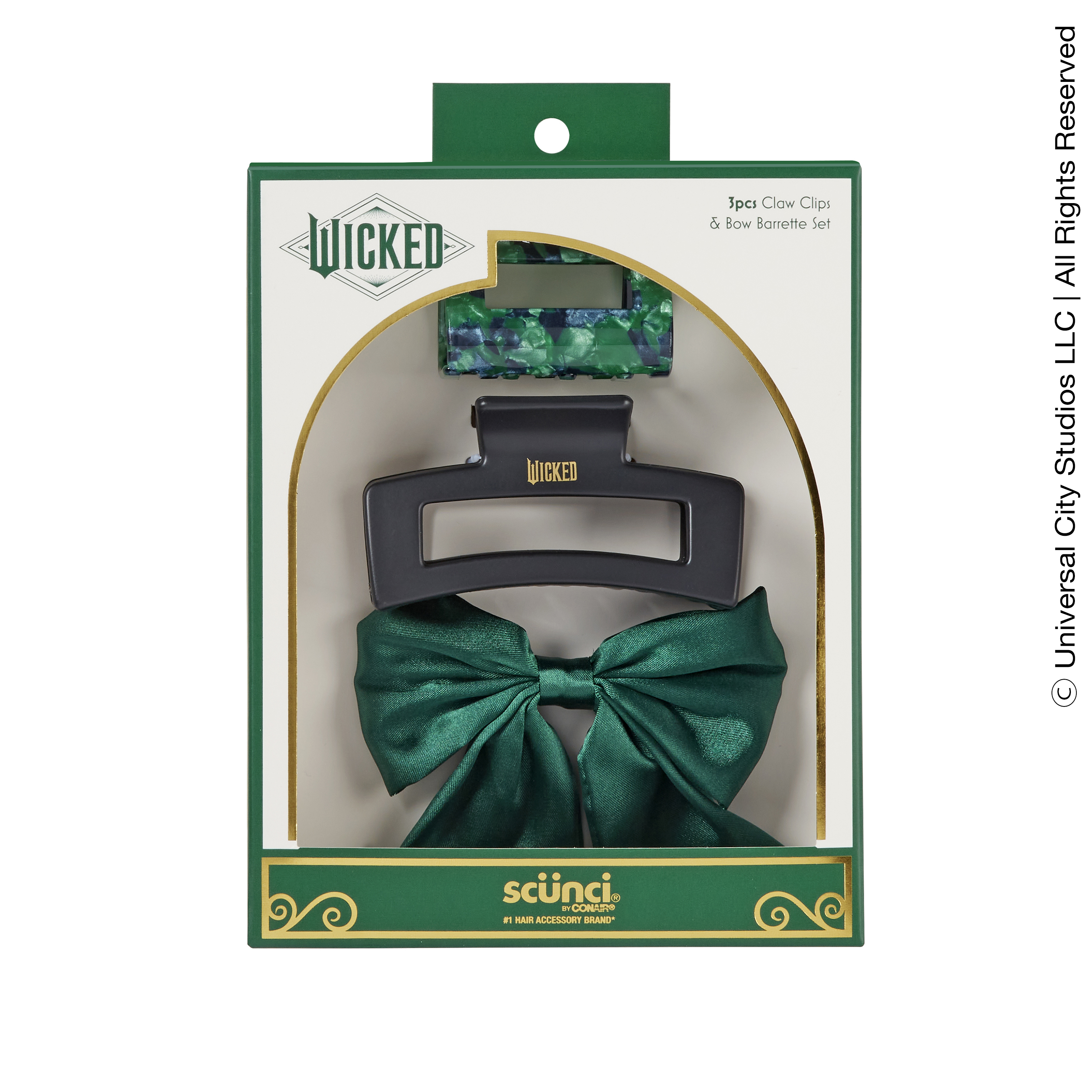 Wicked Claw Clip and Barrette Gift Set 3pk image number 1.0