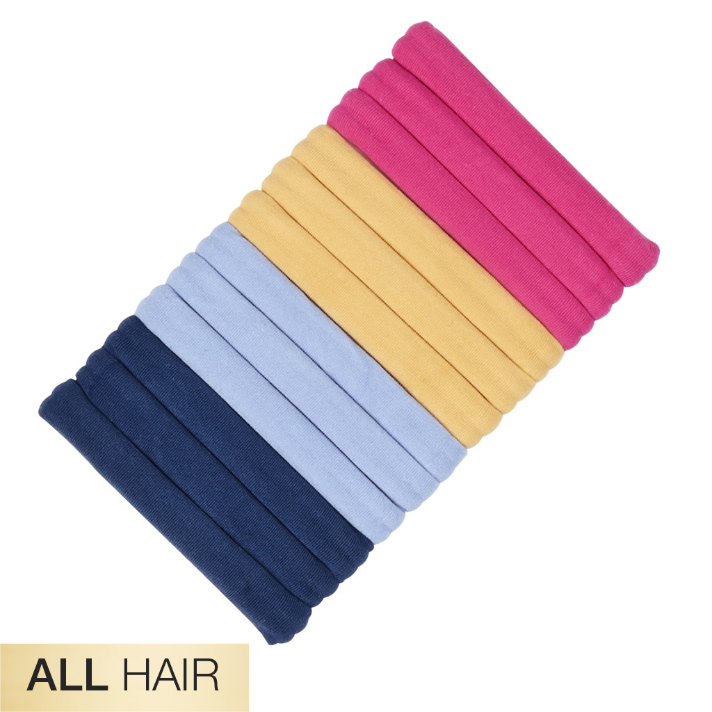 All Hair Pink Hosiery Hair Ties 12pk - No Damage®