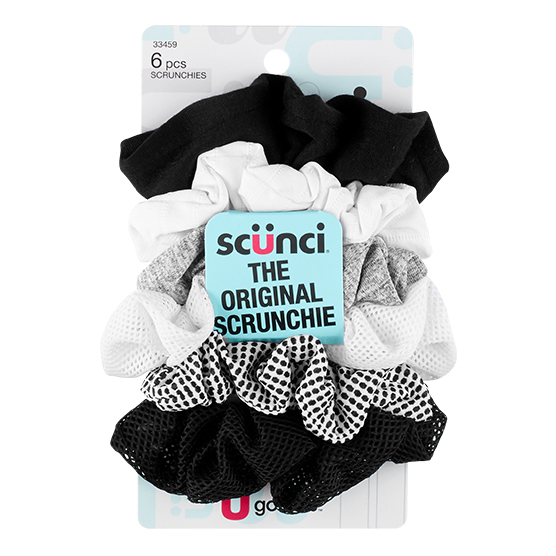 The Original Scrunchie® Mixed Textures 6pk image number 4.0