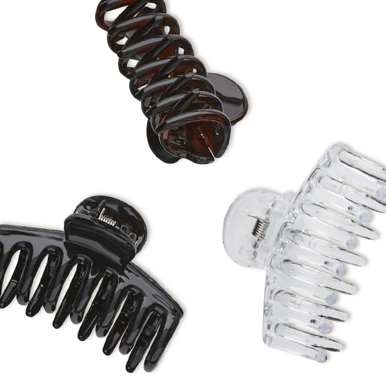 Barrel Claw Clips 3pk image number 0.0