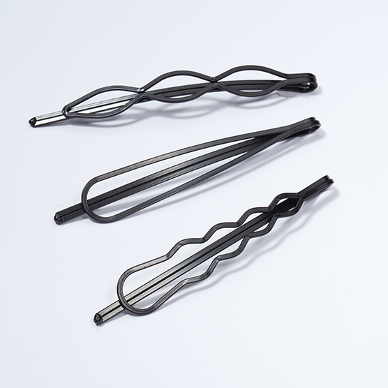 Real Style® Mixed Shapes Black Jean Wire Bobby Pins 4pk