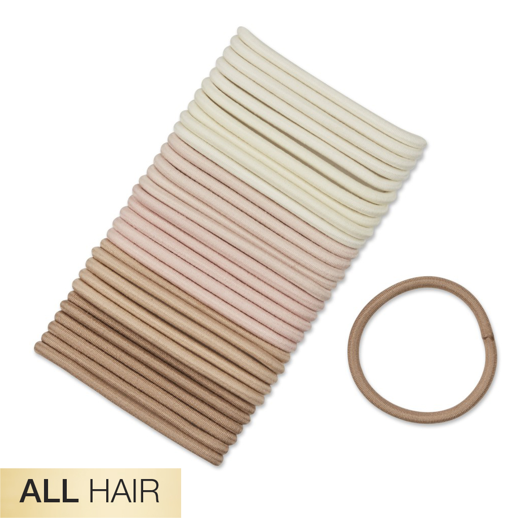 All Hair Blonde 2X Stronger Hair Ties 32pk - No Damage® image number 0.0