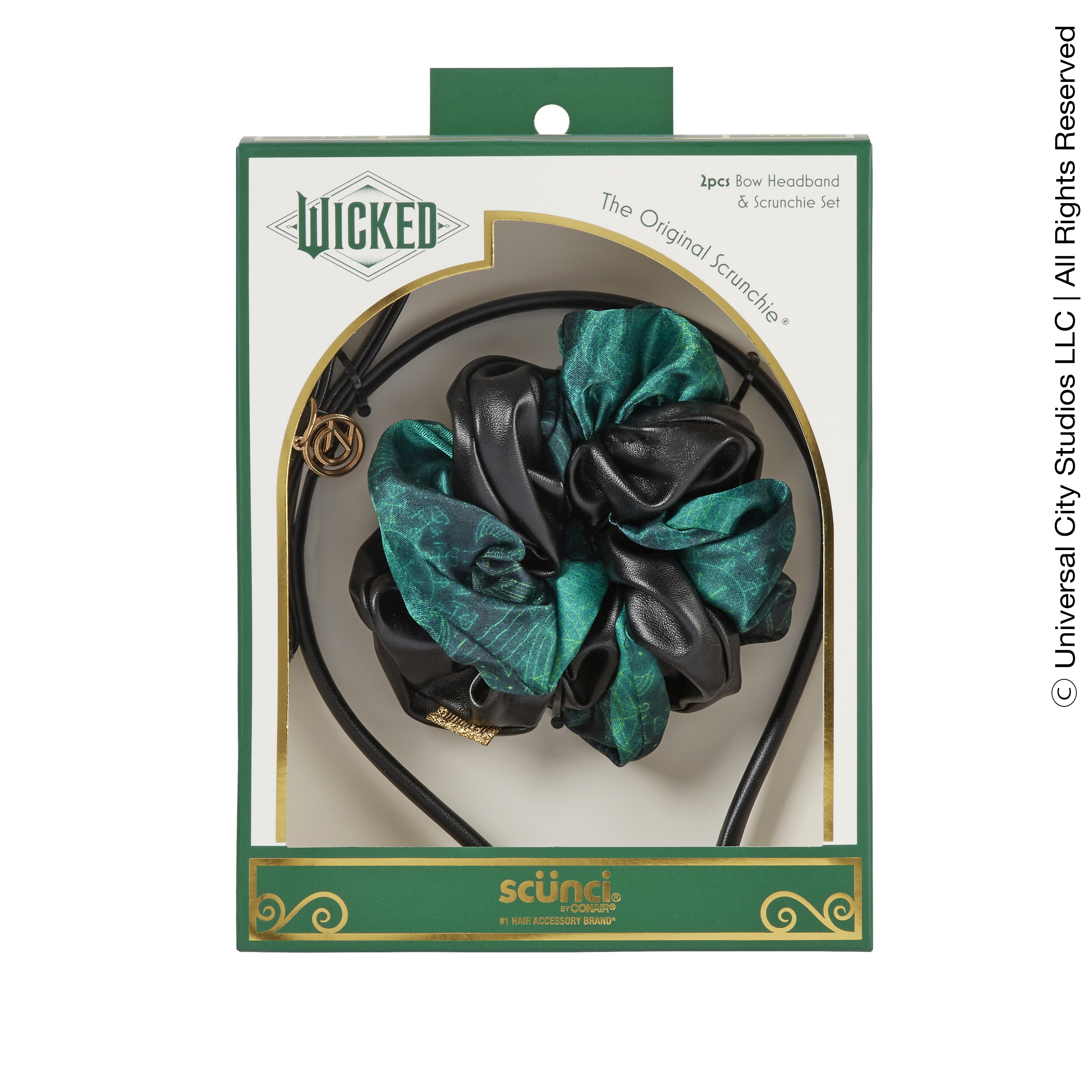 Wicked Bow Headband and Scrunchie Gift Set 2pk image number 2.0