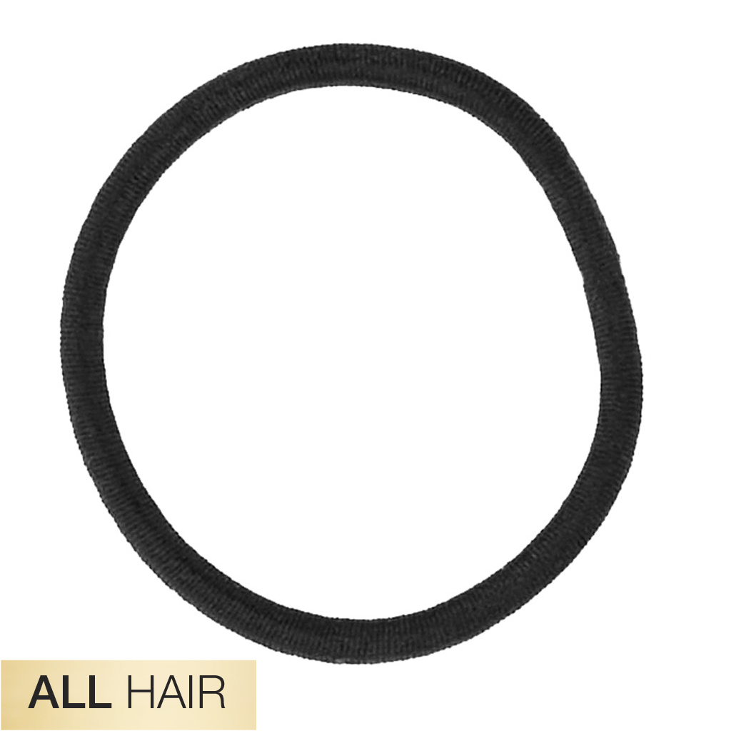 All Hair Black 2X Stronger Hair Ties 18pk - No Damage®