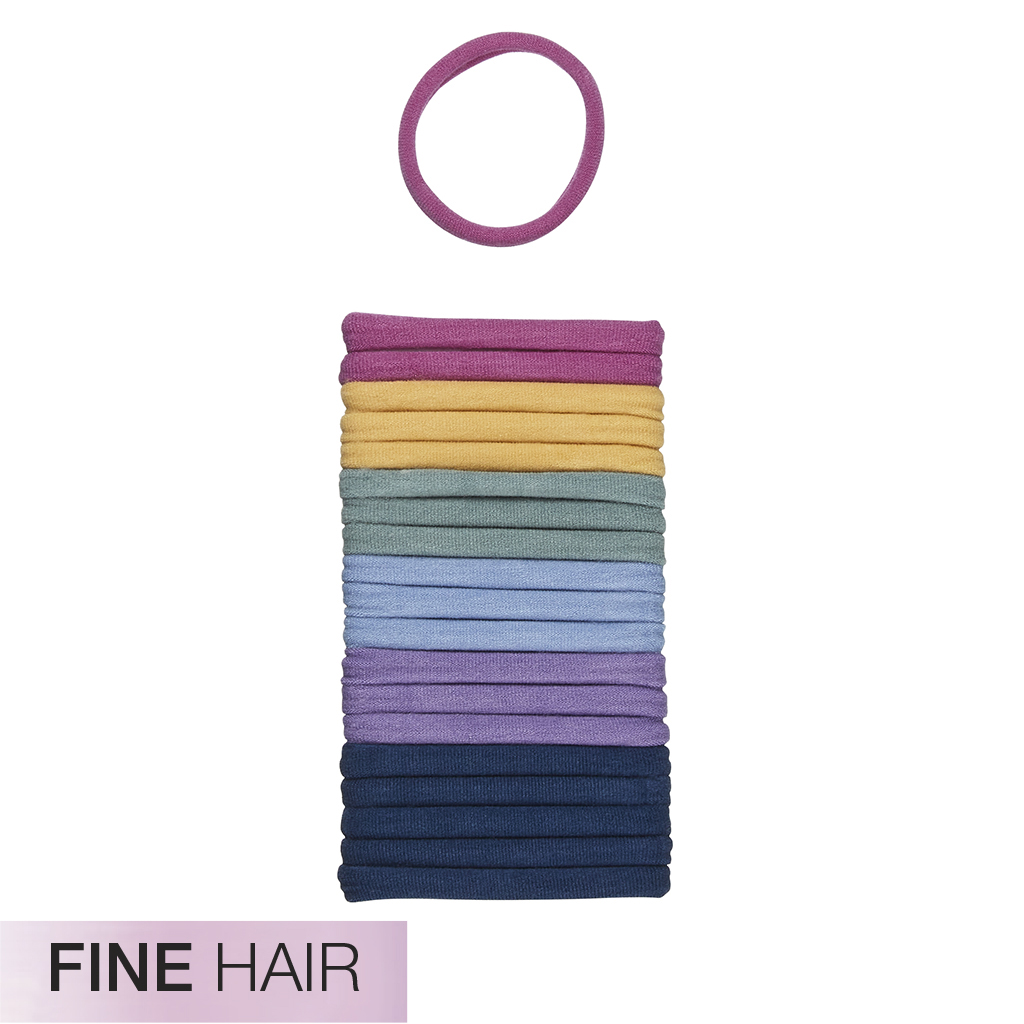 Fine Hair Multi Hosiery Hair Ties 20pk - No Damage® image number 0.0