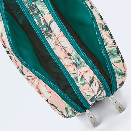 Away Floral Double Zip Organizer image number 2.0