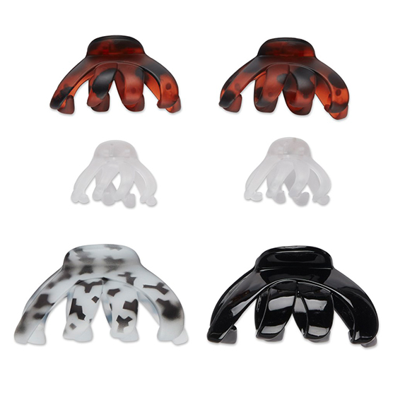 Octopus Claw Clips 6pk image number 3.0