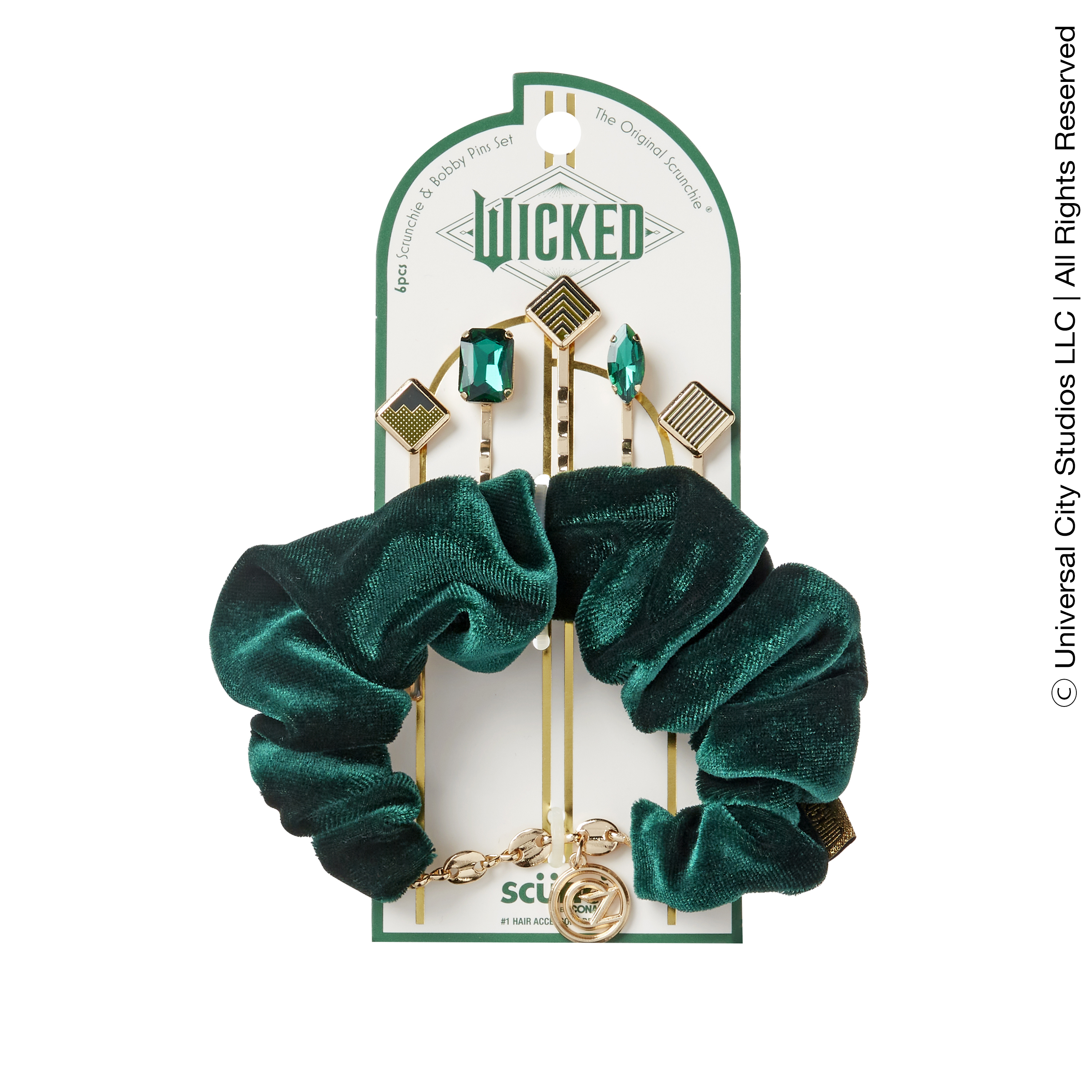 Wicked Bobby Pin and Scrunchie Gift Set 5pk image number 1.0