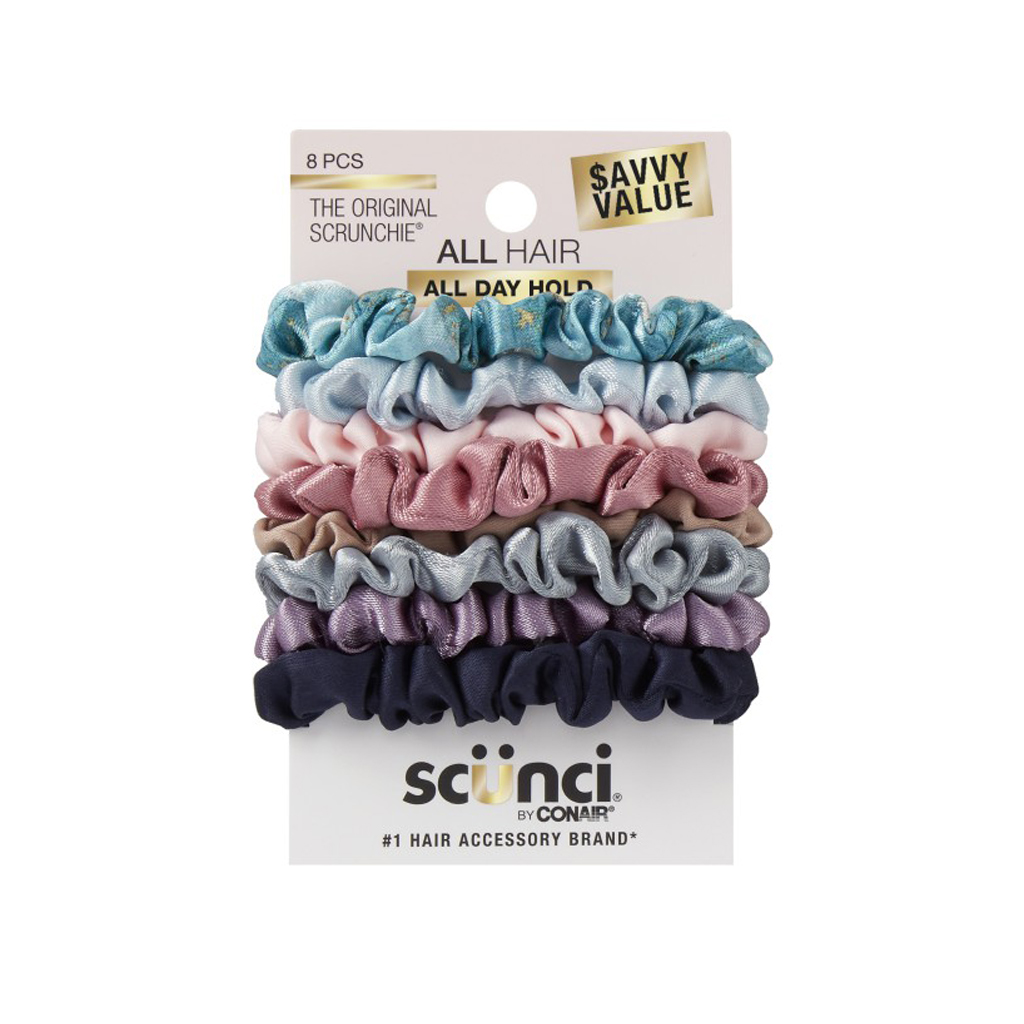 Savvy Value Mini Scrunchies 8pk image number 2.0