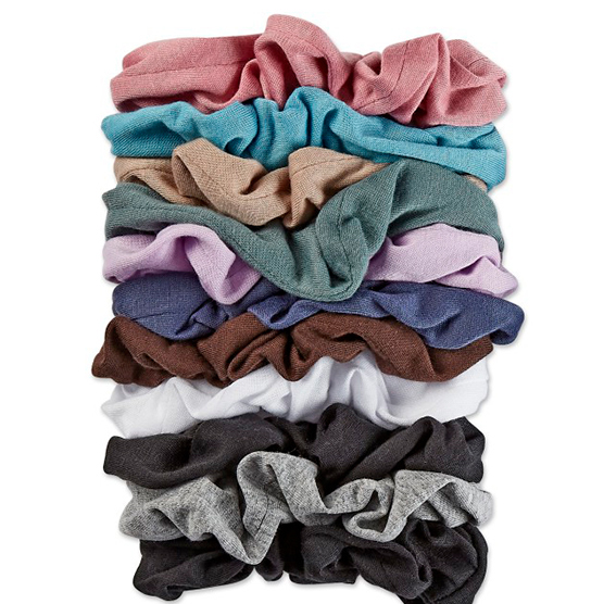 Interlock Neutral Scrunchies 12pk image number 3.0