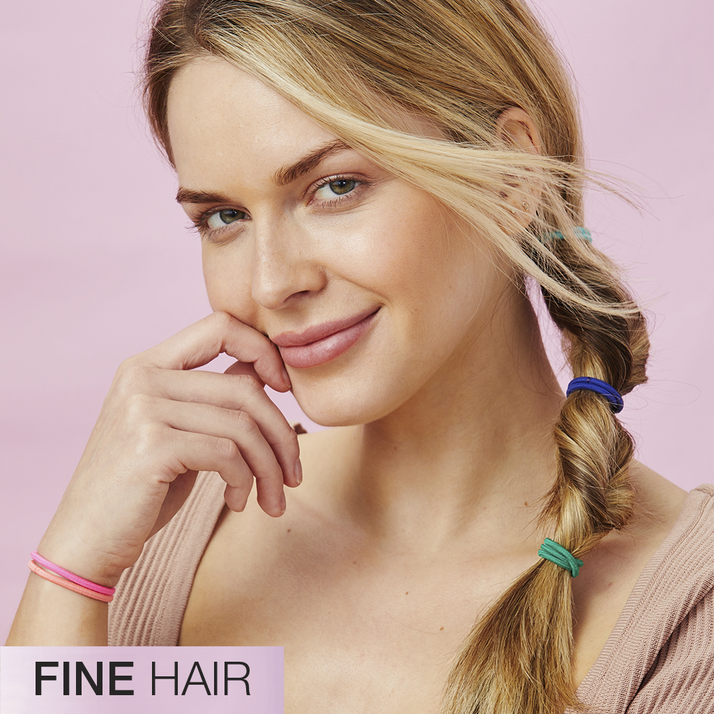 Fine Hair Multi 2X Stronger Hair Ties 20pk - No Damage®